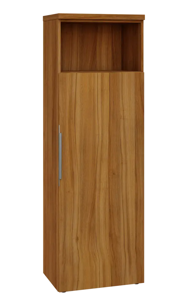 SIN 5 - 6DN kancelářská skříň, 1-dveřová/nika, pravá, 1820x600x400, ořech světlý